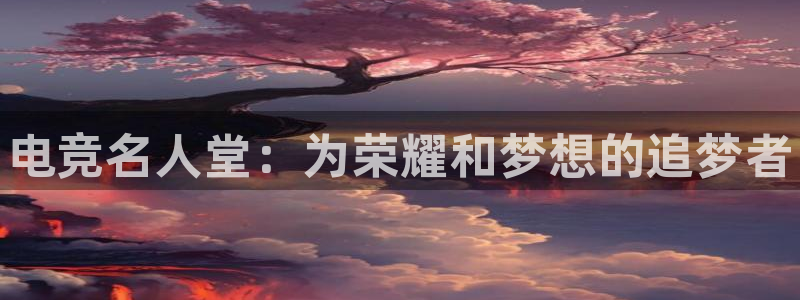 乐竞电竞比分：电竞名人堂：为荣耀和梦想的